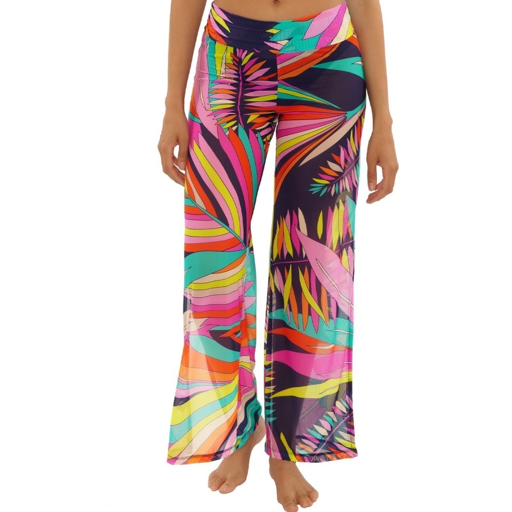 Trina Turk NWOT Paralia‎ Mesh Swim Cover-Up Pant, Women's Size XL